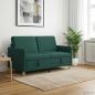 Preview: Sofa mit Stauraum Dunkelgrün 152 x 78 x 87 cm Polyester