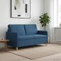 Preview: Sofa mit Stauraum Blau 152 x 78 x 87 cm Polyester