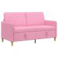 Preview: Sofa mit Stauraum Rosa 152 x 78 x 87 cm Polyester