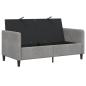 Preview: Sofa mit Stauraum Hellgrau 152 x 78 x 87 cm Polyester