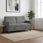 Preview: ARDEBO.de - Sofa mit Stauraum Dunkelgrau 152 x 78 x 87 cm Polyester