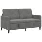 Preview: Sofa mit Stauraum Dunkelgrau 152 x 78 x 87 cm Polyester