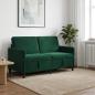 Preview: Sofa mit Stauraum Dunkelgrün 152 x 78 x 87 cm Polyester