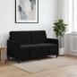 Preview: Sofa mit Stauraum Schwarz 152 x 78 x 87 cm Polyester