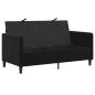 Preview: Sofa mit Stauraum Schwarz 152 x 78 x 87 cm Polyester