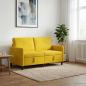 Preview: Sofa mit Stauraum Gelb 152 x 78 x 87 cm Polyester