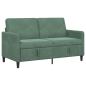 Preview: Sofa mit Stauraum Meergrün 152 x 78 x 87 cm Polyester