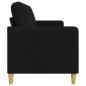 Preview: Sofa mit Stauraum Schwarz 172 x 78 x 87 cm Polyester