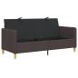 Preview: Sofa mit Stauraum Dunkelbraun 172 x 78 x 87 cm Polyester