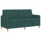 Preview: Sofa mit Stauraum Dunkelgrün 172 x 78 x 87 cm Polyester