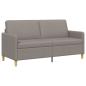 Preview: Sofa mit Stauraum Taupe 172 x 78 x 87 cm Polyester