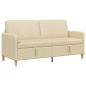Preview: Sofa mit Stauraum Creme 172 x 78 x 87 cm Polyester
