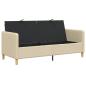 Preview: Sofa mit Stauraum Creme 172 x 78 x 87 cm Polyester