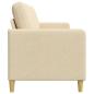 Preview: Sofa mit Stauraum Creme 172 x 78 x 87 cm Polyester