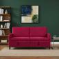 Preview: Sofa mit Stauraum Weinrot 172 x 78 x 87 cm Polyester