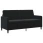 Preview: Sofa mit Stauraum Schwarz 172 x 78 x 87 cm Polyester