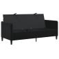 Preview: Sofa mit Stauraum Schwarz 172 x 78 x 87 cm Polyester