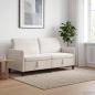 Preview: ARDEBO.de - Sofa mit Stauraum Creme 172 x 78 x 87 cm Polyester
