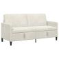 Preview: Sofa mit Stauraum Creme 172 x 78 x 87 cm Polyester