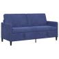 Preview: Sofa mit Stauraum Polizeiblau 172 x 78 x 87 cm Polyester