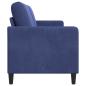 Preview: Sofa mit Stauraum Polizeiblau 172 x 78 x 87 cm Polyester