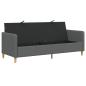Preview: Sofa mit Stauraum Dunkelgrau 192 x 78 x 87 cm Polyester