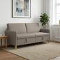 Preview: ARDEBO.de - Sofa mit Stauraum Taupe 192 x 78 x 87 cm Polyester