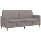 Preview: Sofa mit Stauraum Taupe 192 x 78 x 87 cm Polyester