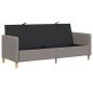 Preview: Sofa mit Stauraum Taupe 192 x 78 x 87 cm Polyester