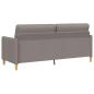 Preview: Sofa mit Stauraum Taupe 192 x 78 x 87 cm Polyester