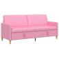 Preview: Sofa mit Stauraum Rosa 192 x 78 x 87 cm Polyester
