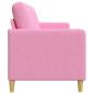 Preview: Sofa mit Stauraum Rosa 192 x 78 x 87 cm Polyester