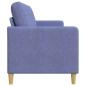 Preview: Sofa mit Stauraum Jeans blau 192 x 78 x 87 cm Polyester