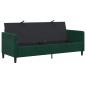 Preview: Sofa mit Stauraum Dunkelgrün 192 x 78 x 87 cm Polyester