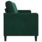 Preview: Sofa mit Stauraum Dunkelgrün 192 x 78 x 87 cm Polyester