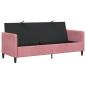 Preview: Sofa mit Stauraum Rosa 192 x 78 x 87 cm Polyester