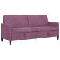 Preview: Sofa mit Stauraum Lila 192 x 78 x 87 cm Polyester