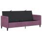 Preview: Sofa mit Stauraum Lila 192 x 78 x 87 cm Polyester