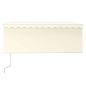Preview: Markise Automatisch Einziehbar mit Volant 3,5x2,5 m Creme