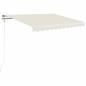 Preview: Markise Automatisch Einziehbar 350x250 cm Creme