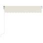 Preview: Markise Automatisch Einziehbar 350x250 cm Creme
