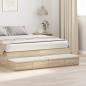 Preview: ARDEBO.de - Bettschubladen Sonoma-Eiche 135 x 36,5 x 16,5 cm Holzwerkstoff