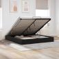 Preview: ARDEBO.de - Ottoman Bettgestell Schwarz King Size Samt
