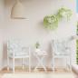 Preview: ARDEBO.de - Outdoor-Kissen 2 stk. Stoff Feines Blattmuster 100 x 50 x 7 cm
