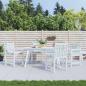 Preview: ARDEBO.de - Outdoor-Kissen 4 stk. Feines Blattmuster 100 x 50 x 7 cm
