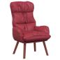 Preview: Sessel Weinrot 69 x 74 x 93 cm Kunstleder