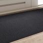 Preview: Teppichläufer Anthrazit 80 x 150 cm Stoff