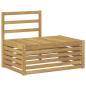 Preview: Outdoor-Sofagarnitur Weiß 91 x 63 x 73 cm Massivholz Akazie