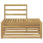 Preview: Outdoor-Sofagarnitur Weiß 91 x 63 x 73 cm Massivholz Akazie
