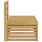 Preview: Outdoor-Sofagarnitur Weiß 91 x 63 x 73 cm Massivholz Akazie